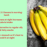 Can we eat banana at night for weight loss?