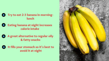 Can we eat banana at night for weight loss?