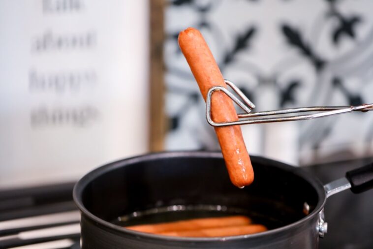 Can you boil the sodium out of a hot dog?