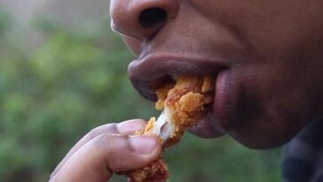 Can you eat chicken with black spots?