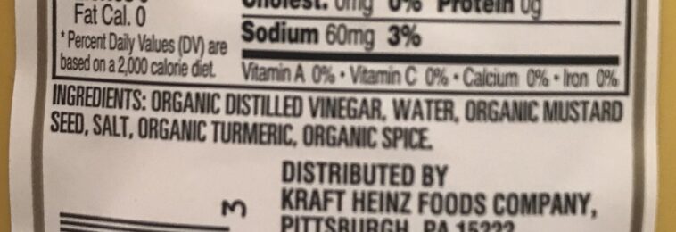 Can you have yellow mustard on Whole30?