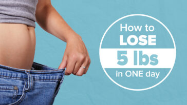 Can you lose 5 lbs in a day?