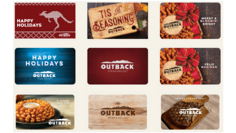 Can you use Carrabba's gift card at Outback?