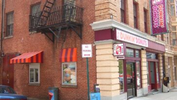 Can you walk inside Dunkin?