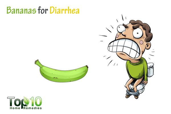 Do green bananas cause diarrhea?