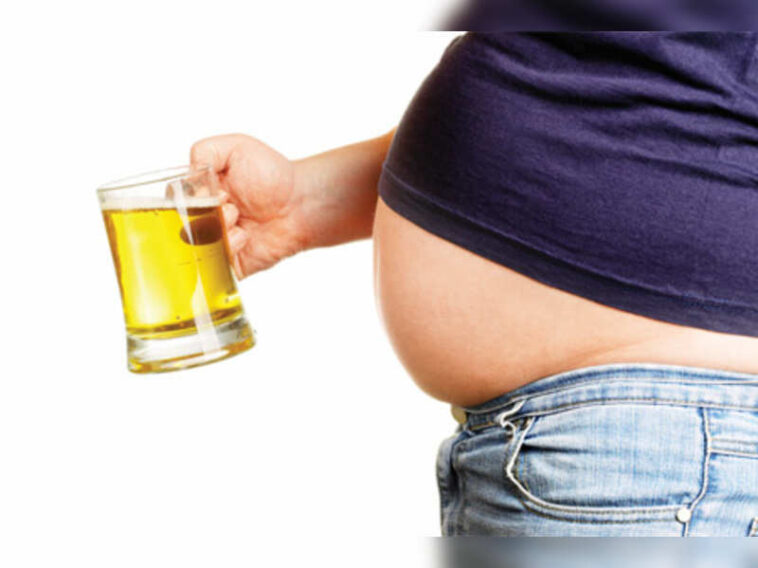 Do white claws cause beer belly?