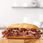 Does Arby's use processed roast beef?