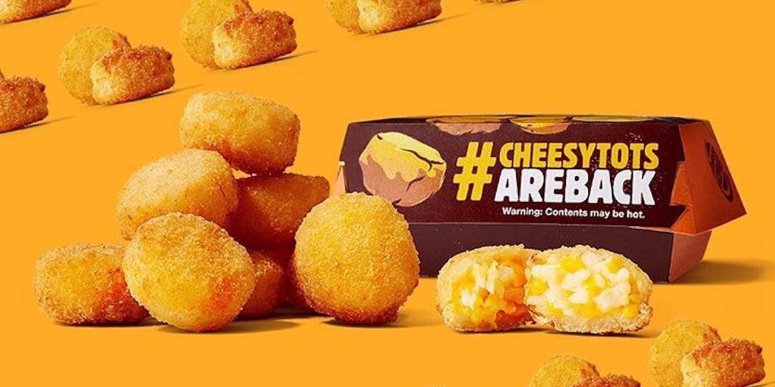 Does Burger King have cheesy tots 2020? - Foodly