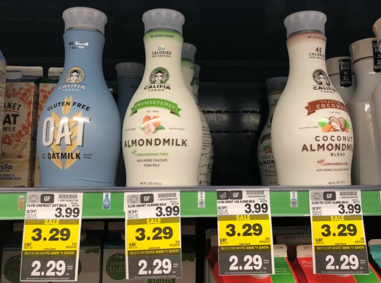 Does Califia oat milk have glyphosate?