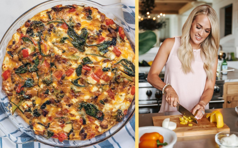 Does Carrie Underwood eat bread?