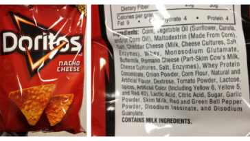 Does Doritos have red dye?