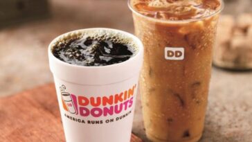 Does Dunkin put milk in iced coffee?