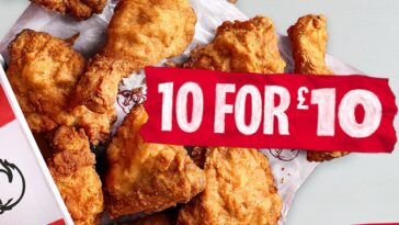 Does KFC have a 10 piece bucket?