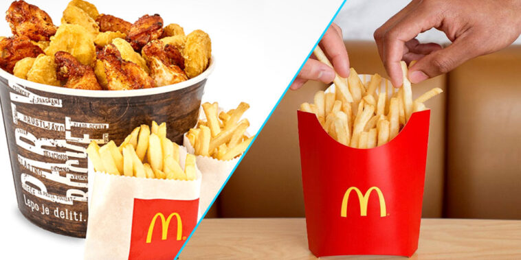 Does McDonalds have a bucket of fries?