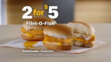 Does Mcdonalds have 2 fish sandwiches for $5?