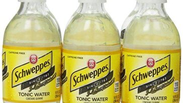 Does Schweppes soda water have caffeine?
