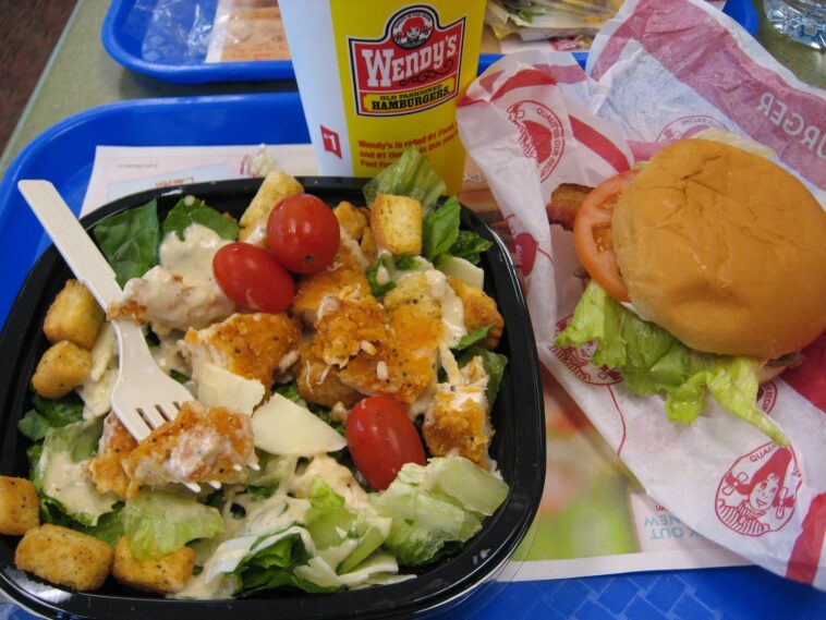 Does Wendy's still have half size salads?