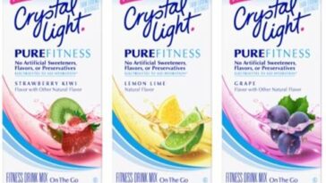 Does flavored water contain aspartame?