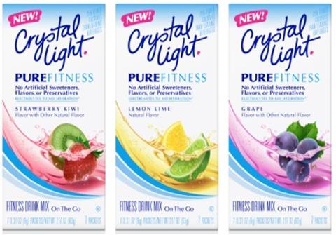 Does flavored water contain aspartame?