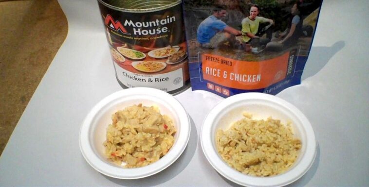 Does freeze-dried food have less calories?