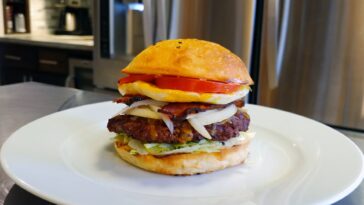 Does sauce go on top or bottom of burger?