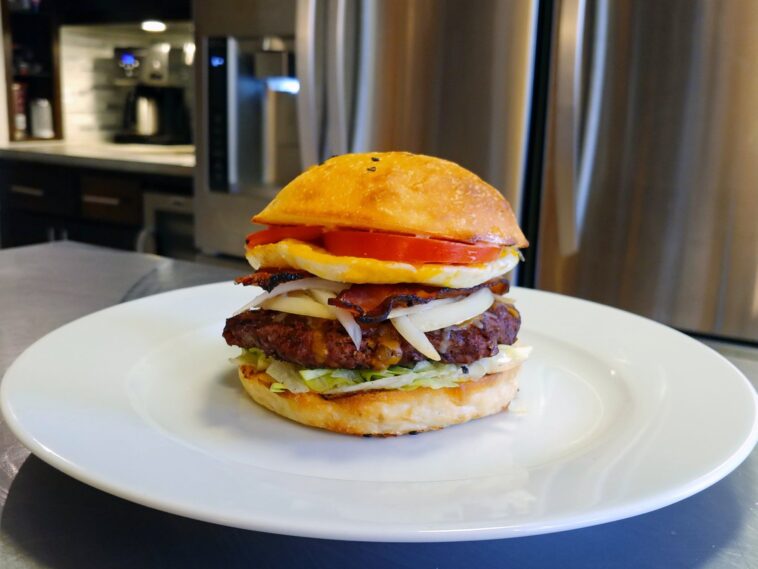 Does sauce go on top or bottom of burger?