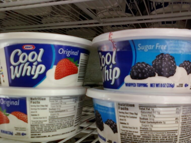 Does sugar free cool whip have aspartame?