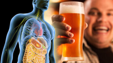 Does wine help with stomach problems?