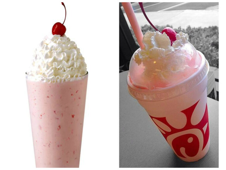 How big are Chickfila milkshakes?