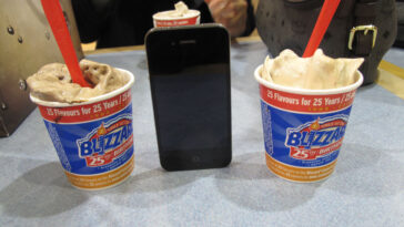 How big is a DQ Mini Blizzard?