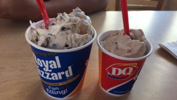 How big is a mini Blizzard from Dairy Queen?