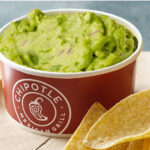 How big is large chips and guac at Chipotle?