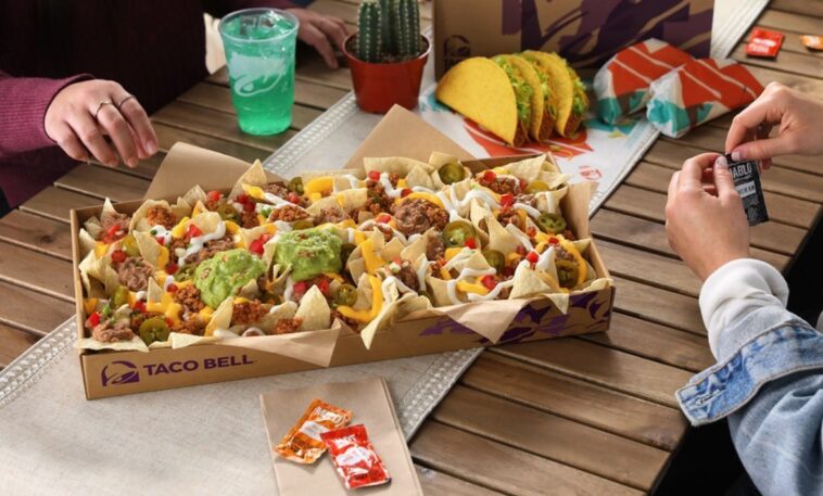 How big is the Taco Bell Nachos Party Pack?