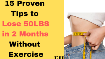 How can I lose 10 pounds in a month without exercise?