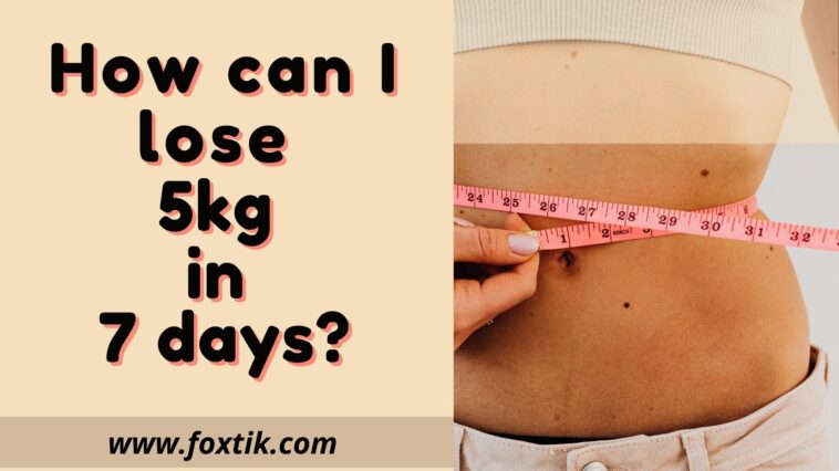 How can I lose weight in 7 days at home?