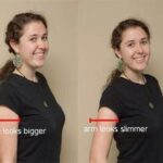 How can I make my arms look thinner?
