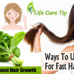 How can I use spinach for hair growth?