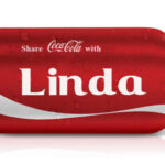 How can I write my name on a Coke can?