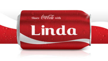 How can I write my name on a Coke can?