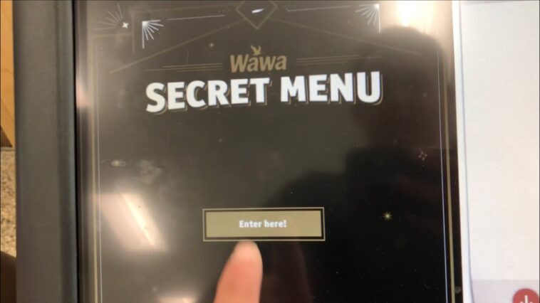 How do I access the secret menu at Wawa 2021?