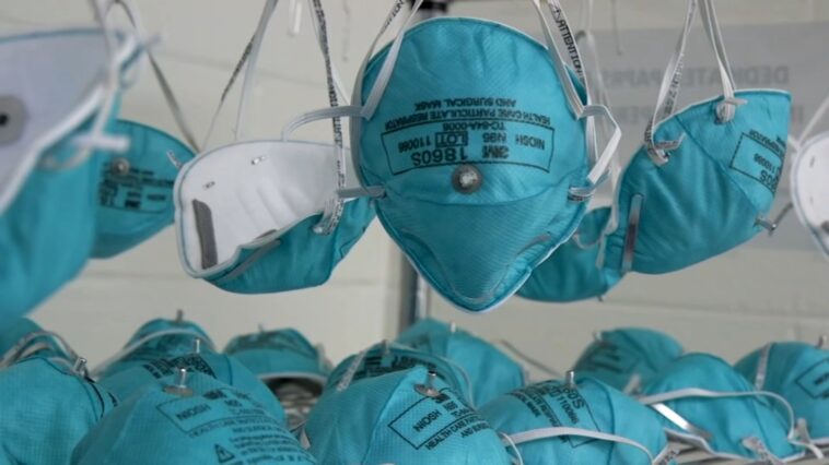 How do I disinfect my N95 mask?