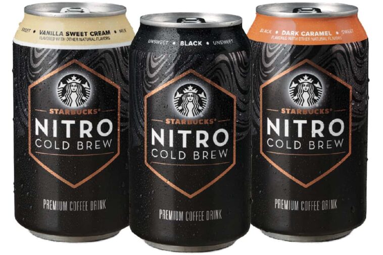 How do Starbucks Nitro cold brew cans work?