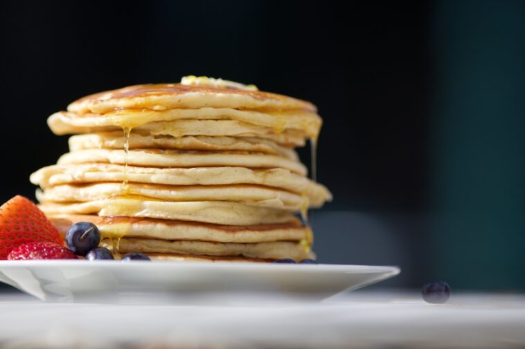 How do you add protein to regular pancake mix?