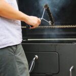 How do you clean aluminum grill pans?