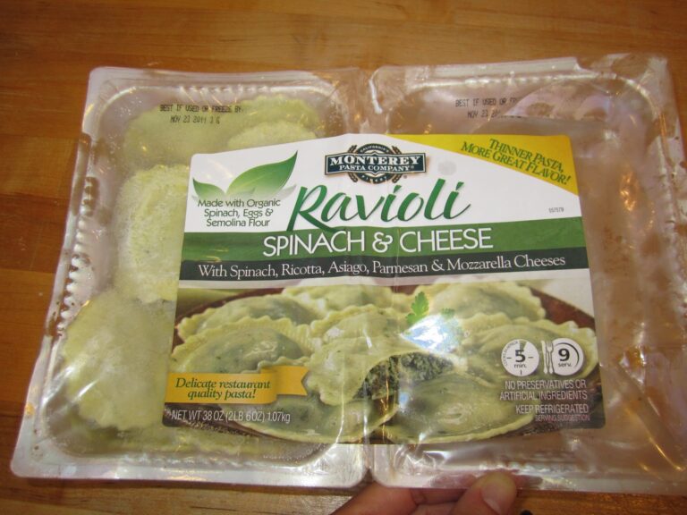 How do you cook Costco frozen ravioli?