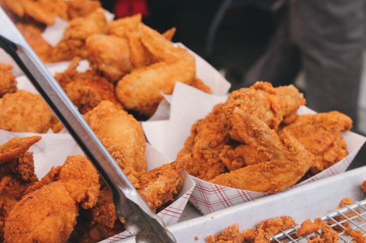 how do you cook frozen fried chicken