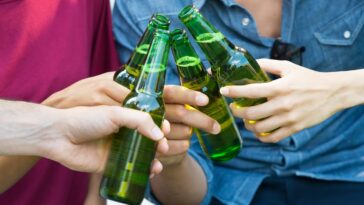 How do you drink beer without getting bloated?