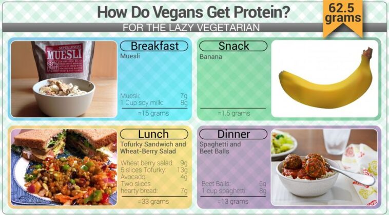 How do you get 180g of protein a day as a vegan?