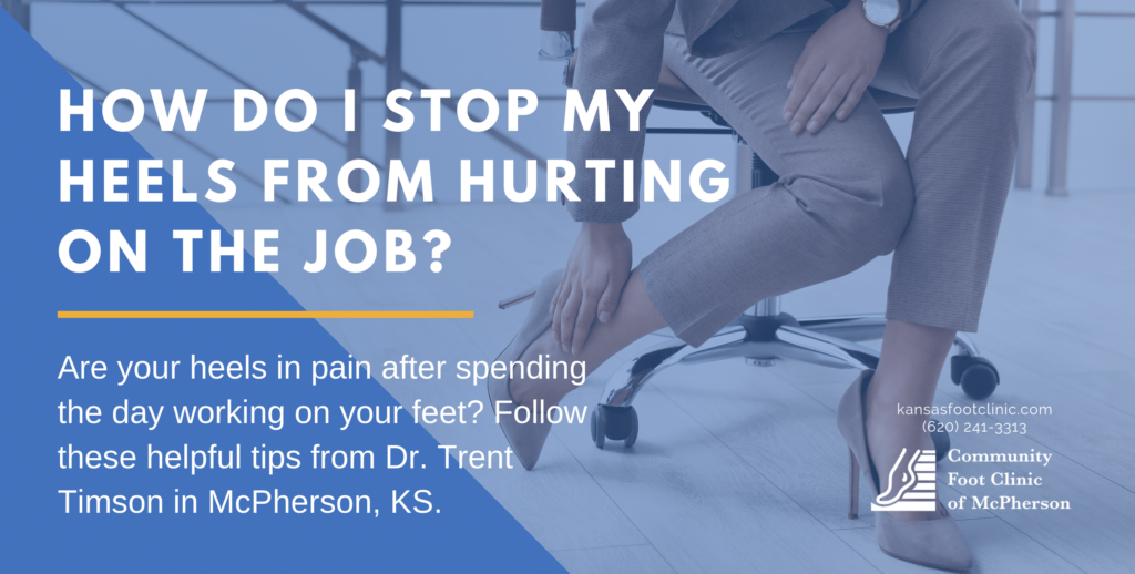 How do you keep your feet from hurting when standing on concrete?