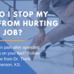 How do you keep your feet from hurting when standing on concrete?